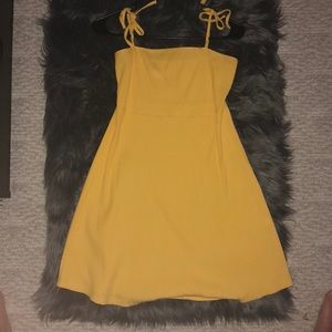 Yellow Flowy Dress
